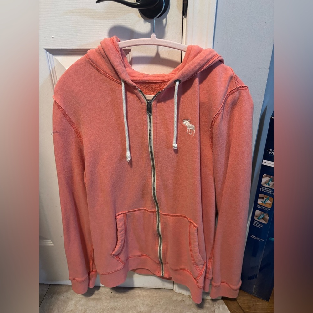 Abercrombie & Fitch Pink Zip-Up Jacket